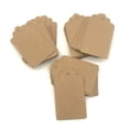 thumbnail image 2 of 100pcs Label Kraft Paper Blank Hang Tags Christmas Wedding label kraft paper Party Favor Notes Solid Gift Card, 2 of 6