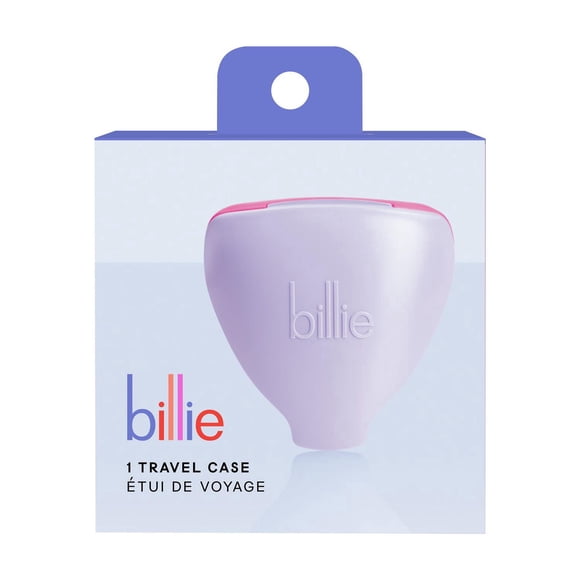 Billie 5-Blade Women’s Razor Travel Case - Lilac Pop
