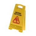 thumbnail image 4 of Milaget Miniature Warning Sign 1.5cmx2.5cm Decorative Item Yellow Caution Sign Model Wet Floor, 4 of 9
