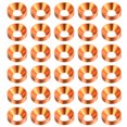 thumbnail image 1 of Unique Bargains Lot de 30 Rondelles à Encastrer M4 en Alliage d'Aluminium Anodisé pour Finition, Orange, 1 of 4