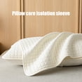 thumbnail image 4 of Standard Pillow Protectors Pillow Protective Cover Pillow Protective Cover Standard Size Cotton Pillow Protective Cover Breathable, Skin Friendly, Waterproof, Oil Proof, Dirt Proof 2-Piece Set, 4 of 6