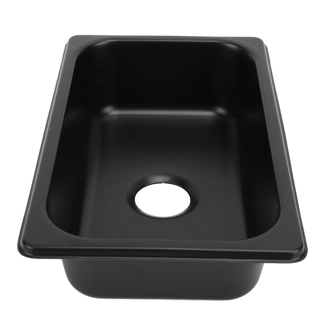 10.43x6.38x2.56in Drop in Bar Sink, 304 Stainless Steel Handmade Single Bowl Kitchen RV Sink with 40mm Sewer Outlet, RV 304 Stainless Sink Kitchen Rectangular Hand Wash