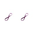 thumbnail image 3 of QualitChoice Serre-Tête Extensible Bandeau de Sport Réglable Style Simple Élastique Accessoires de Coiffure Femmes Hommes pour Yoga Gym Violet 2 Ensembles, 3 of 6