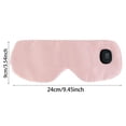 thumbnail image 2 of Heated Eye With Rechargeable Temp Control Timer For Sleep And Eye Mini Exercise Bike Pedal Home Fitness Fitness Twister with Handles Portable Exercise Pedal Bike Pt Bands Desk Cycle under Desk, 2 of 4