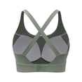 thumbnail image 4 of Plebaso Womens Sports Bras Padded Seamless Yoga Bras Stretch Full Coverage Everyday Workout Running Bras, 4 of 5