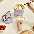 thumbnail image 4 of Ramen Cooker, 1.2L Portable Small Rapid Noodle Cooker Ramen Pot Electric Pot Electric Pot Stick Proof for Cooking Pasta Egg Soup Electric Rapid Noodle Cooker Electric Noodle Cooker, 4 of 7