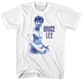 thumbnail image 1 of Bruce Lee Monochrome White T-Shirt, 1 of 2