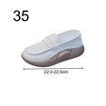 thumbnail image 2 of stanreset Chaussures Décontractées pour Femmes Confortables à Enfiler Souples à Enfiler Chaussures à Plateforme pour la Marche Intérieure Extérieure Beige 35, 2 of 9