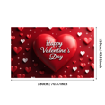 thumbnail image 3 of Valentine's Day Party Decoration Banner Heart Design Backdrop Event Photo Props Love Celebration Romance Gift Box Background, 3 of 4