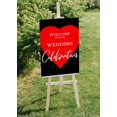 thumbnail image 5 of Darling Souvenir MADE WITH LOVE HeartLargeWelcomeSign, Decorative PosterWelcomeTo Our Wedding Poster For Easel Wedding Collection- 18x12, 5 of 5