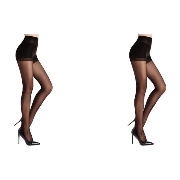 (Lot de 2) 2025 Collants Transparents pour Femmes avec Bas pour Femmes Grande Taille, Culotte Gainante et Orteils Renforcés en Résille pour Femmes