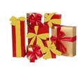 thumbnail image 1 of Lksixu Christmas Decorations Christmas Decorations Gift Boxes Gift Boxes Under The Christmas Tree Scene Decoration Props Year Window Decorations Dtacked Head Xmas Decor for Holiday Party Wedding, 1 of 6