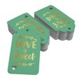 thumbnail image 2 of Inkdotpot Gold Foil Paper Hang Tags Love Is Sweet Wedding Favor Tags 100 Pack, 2 of 6