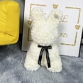 thumbnail image 3 of TIMIFIS Landscape Craftsmanship, Valentine's Day Simulation Rose Bunny Cuddle Bunny Birthday Gift Foam Bunny Home Decor, 3 of 6