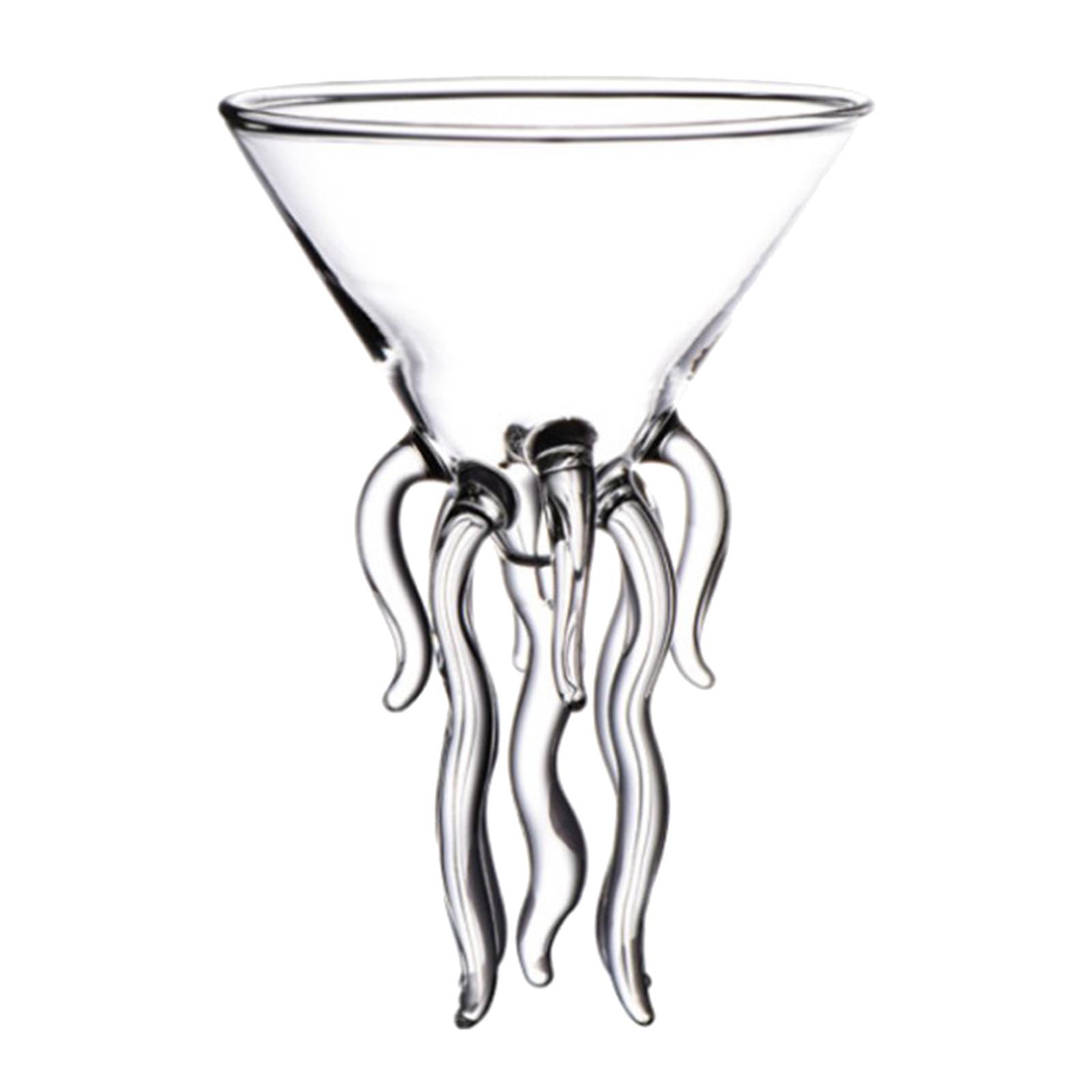 yuksok Gobelet en Verre Méduse Vaisselle de Boisson Transparent Gobelet Créatif Cadeaux