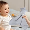 thumbnail image 4 of Btomtd Infant Cloth Soothing Handkerchief Infant Sleeping Doll Soothing Handkerchief, Gray, 4 of 5