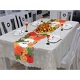 thumbnail image 3 of Chemin de Table Citrouilles de Récolte Automne Ou Automne, Décorations de l'Action de Grâce et Halloween, Broderie Appliquée (14 X 87 Pouces), 3 of 8