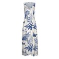 thumbnail image 4 of TJAZFJPA Robe Maxi à Manches Longues Mode pour Femmes Printemps et Été Imprimée Sans Manches à Col en V Style à Fermeture Éclair Latérale Robe (5) Robe avec Poches Robe Rouge pour Femmes, 4 of 7