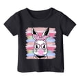 thumbnail image 4 of XDZJLR T-Shirts Filles Enfants Pâques Graphique Coupe Ample Décontractée Manches Courtes Col Rond pour Garçons Vêtements 12-13 Ans, 4 of 4
