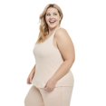 thumbnail image 4 of George Plus Women's Hacci Rib Pajama Tank, 4 of 6