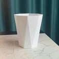thumbnail image 4 of Polygon Small Wastebasket Garbage Container Paper Organizer For Home Bathroom Laundry Kitchen Kids Room Dorm Desk, 4 of 6