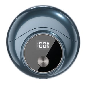 Mini Moteur électrique à haute vitesse étanche à l'eau USB Rasoir rechargeable Voyage Portable Rasoir Rotaire Bleu,1 x rasoir électrique 1 x USB câble de recharge 1 x petite brosse, bleu
