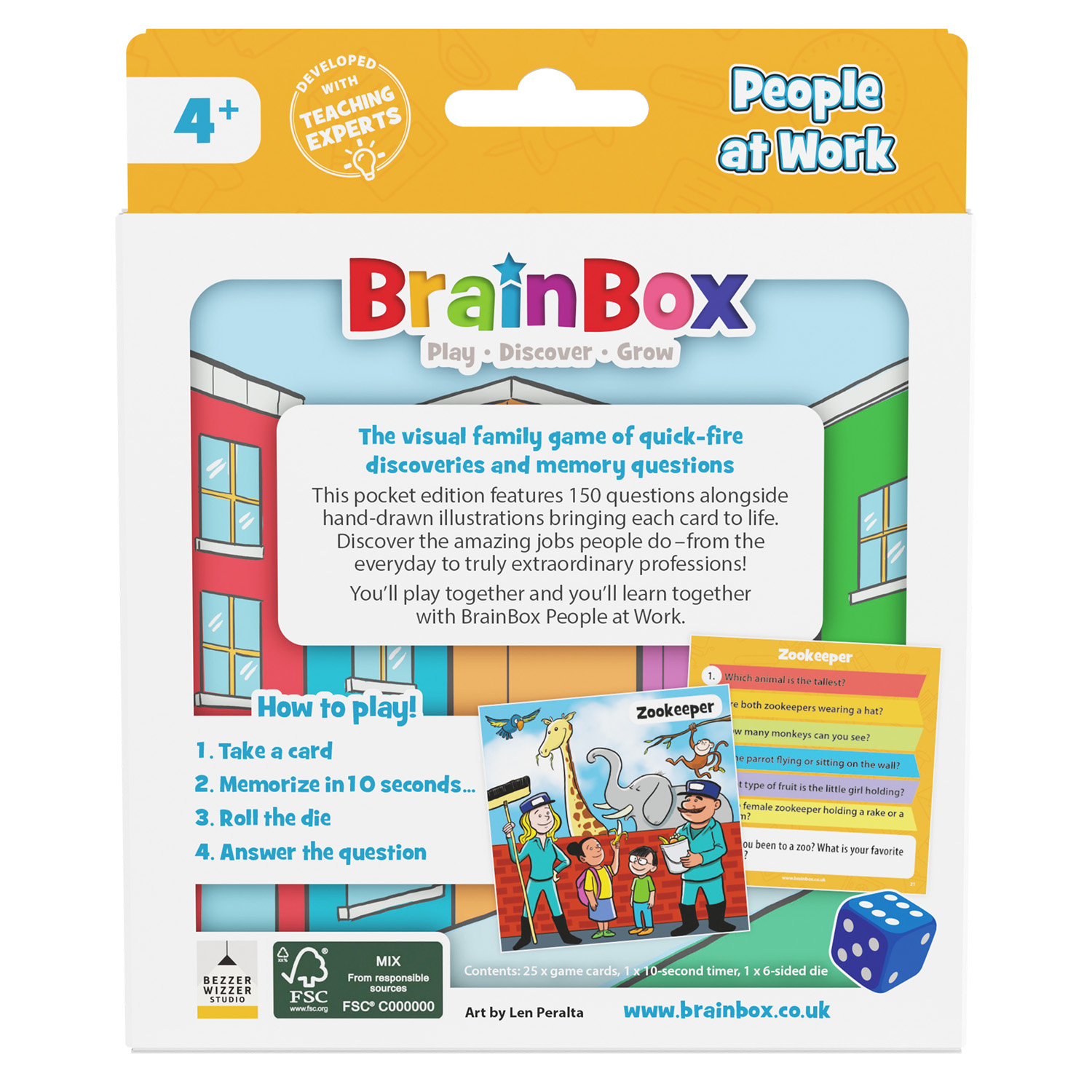 BrainBox Pocket – People at Work Card Game (EN)
