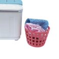 thumbnail image 4 of Mini Panier de Rangement en Plastique Outil de Nettoyage Seau Boîte de Rangement Panier à Vêtements Rouge, 4 of 8
