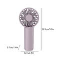 thumbnail image 3 of Limited Time Deal Iumwxz Mini Handheld Fan Battery Powered Small Portable Adjustable Speed USB Rechargeable Fan Powerful Eyelash Fan Suitable for Kids Women Men Indoor Outdoor Travel Gifts for Women, 3 of 6