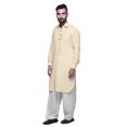thumbnail image 2 of Atasi Kurta Pathani Classique à Col pour Garçons Chemise en Rayonne à Poche avant, 2 of 5