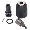 thumbnail image 1 of Drill Chuck, Keyless Drill Chuck Fine Processed ABS High Carbon Steel  For Impact Wrench, 1 of 8
