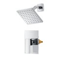 thumbnail image 3 of Ensemble de douche carré à pression équilibrée.  PEX connection 1/2-in. for water inlet fini chrome, 3 of 6