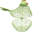 thumbnail image 1 of Iron Kitchen Basket Decoration, Chicken-Shaped Storage Rack for Eggs, Ginger & Garlic, Home Craft Wind Lamp for Kitchen, Dining Room & Party Decor, Green Iron Art, 1 of 9