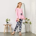 thumbnail image 2 of PatPat Kid Girl Long Sleeve T-Shirt and Flower Legging 2Pcs Outfit Set Size 4-12, 2 of 6