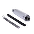 thumbnail image 3 of Motorcycle Slip on Exhaust - Universal 28mm Inlet Exhaust Pipe Tailpipe for 50cc 70cc 110cc 125cc ATV, 3 of 8