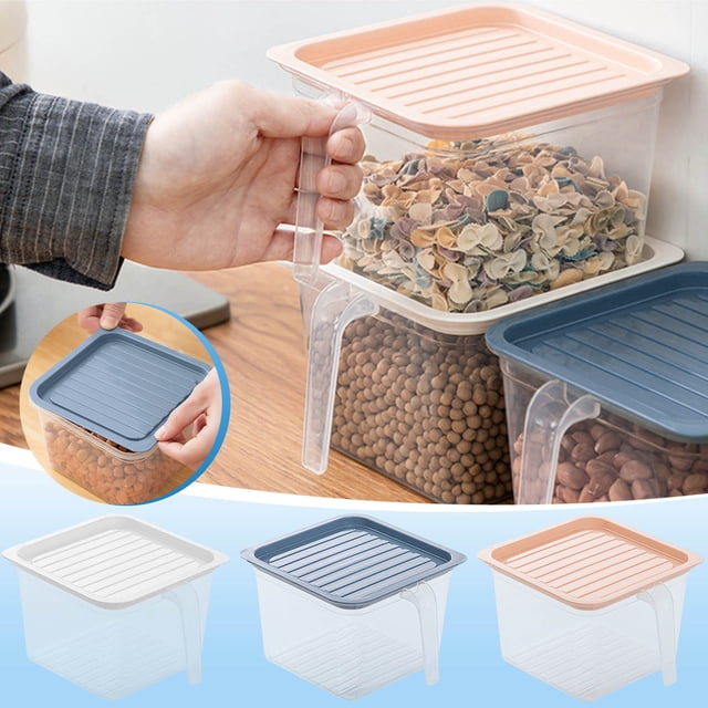 Vaidha Boîte de Rangement pour Réfrigérateur Domestique et Cuisine, Boîte Scellée pour Fruits et Aliments, Boîte de Conservation Fraîche, Contenants Alimentaires, Contenants Refermables, Contenants Transparents pour Céréales, Contenants Hermétiques pour Aliments