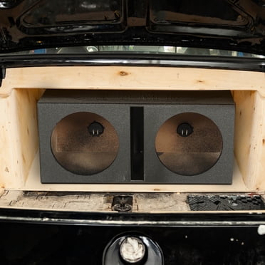 Q Power QBOMB15V Double Caisson de Basses à Port Ventilé de 15 Pouces avec Vaporisateur pour Doublure de Lit