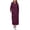 #512-Wine, variant on Pincandy Long Hoodies for Women Plus Size Fleece Pullover Hoodie Dress Long Sleeve Hoodie Jacket Maxi Dress with Pocket