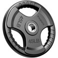 thumbnail image 1 of MAGMA Virgin Rubber 2-Inch Cast Iron Olympic Grip Plates, for Strength Training, Weightlifting, Muscle Toning, Weight Loss & Crossfit, 1 of 9