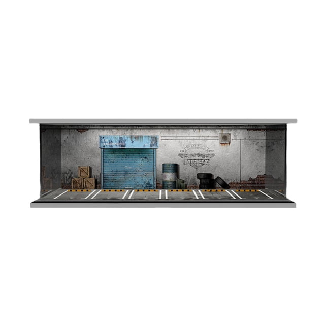 lionlar Vitrine de Voiture Modèle 1/64 Diorama pour Cadeau de Collection Décoration de Table Style I