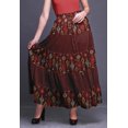 thumbnail image 2 of Bimba Printed SkirtsForWomen Long Length 5 Tier Cotton Skirt Boho Clothing, 2 of 5