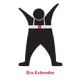 thumbnail image 2 of AMERTEER Stretch Elastic Bra Extender  4-Hook  Black (3-Pack), 2 of 5