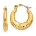 thumbnail image 1 of Boucles d'Oreilles Créoles en Or Jaune 14K, 1 of 2