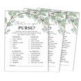 thumbnail image 1 of Inkdotpot 50-PackGreeneryWhats In Your Purse Bridal ShowerGameWedding Shower Bachelorette Party Bulk ActivityGameCards, 1 of 1