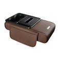 thumbnail image 2 of DYNWAVECA Car Armrest Box Mat Auto Interior Accessories Arm Rest Storage Box Console Organizer Car Organizer Front Seat for Trucks coffee, 2 of 10