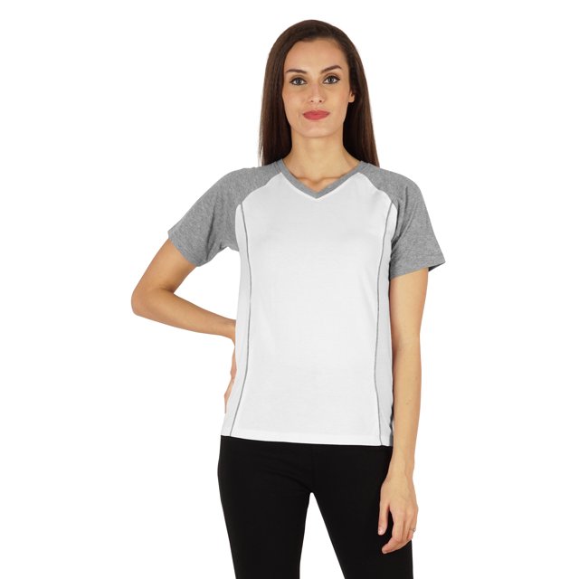 Inkmeso Solid Short Sleeve T-Shirt For Womens Sporty Casual Solid Basic Workout Shirts