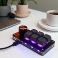 thumbnail image 2 of 6-Key Mechanical Keyboard with Programmable Macro Keys, USB Wired Connection, Plug-and-, Ergonomic Design, Strong Portability, Ideal for Gaming, Office Work, 2 of 11