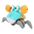 thumbnail image 4 of Crab Crawling Toy, USB Rechargeable Interactive 20-30min Uninterrupted Operation Crawling Crab Toy With Music Light For Kids For Birthday Gift Blue, 4 of 8