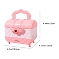 thumbnail image 3 of Kids Cosmetic Toy Set With Lipstick And Makeup Case, Washable And Safe Pretend Play Gift For Girls, Role Play And Creative Fun, 3 of 9