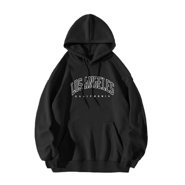 Meichang Sweat à Capuche Surdimensionné pour Femmes, Manches Longues, Décontracté, avec Poche